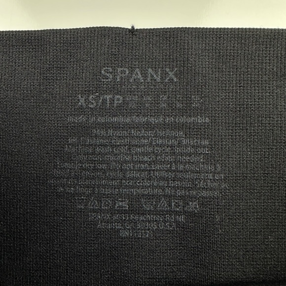 Spanx Look At Me Now Seamless Legging Womens Size XS Black Stretch Shaping - Picture 4 of 6